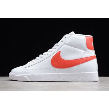 2019 Nike Blazer Mid Vintage Suede White Habanero Red 917862-109 Shoes